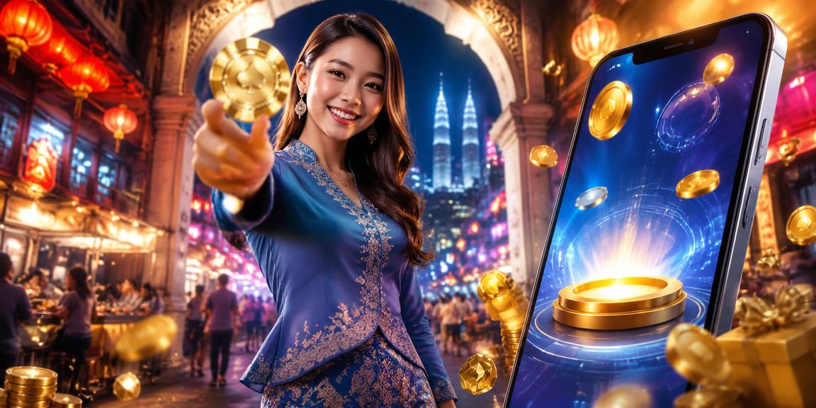 Pengguna wanita Malaysia menikmati platform 1515 dengan mudah di Kuala Lumpur