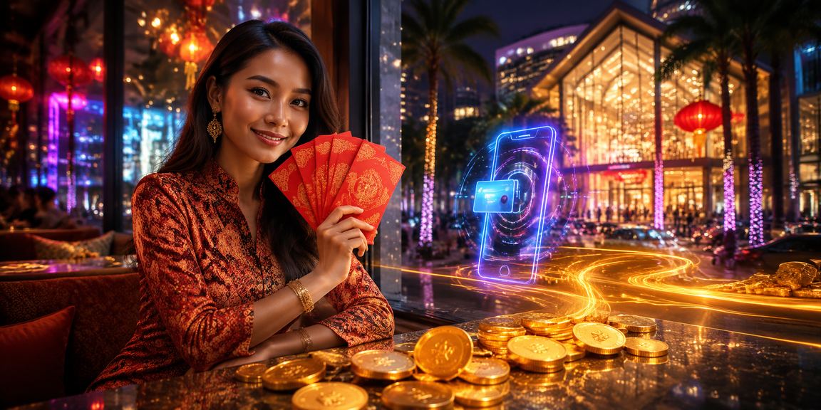 Bonus sampul merah bertema Malaysia dalam suasana taruhan sukan di Kuala Lumpur